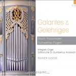 KMD Rainer Goede spielte noch in seiner Amtszeit als Stiftsorganist die neuen CDs an der Wiegleb-Orgel ein.