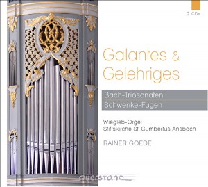 KMD Rainer Goede spielte noch in seiner Amtszeit als Stiftsorganist die neuen CDs an der Wiegleb-Orgel ein.