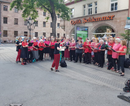 Projektchor des Dekanates Ansbach nahm am Evangelischen Kirchentag in Nürnberg teil