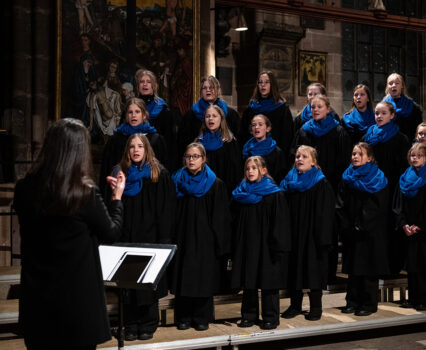  Gottesdienst mit dem Windsbacher Mädchenchor am 5. Juli in St. Gumbertus